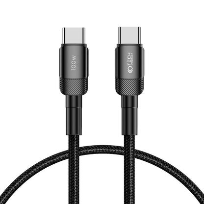 Daten- und Ladekabel USB-C – USB-C Tech-Protect Ultraboost EVO, 100 W, 0,5 m, Schwarz