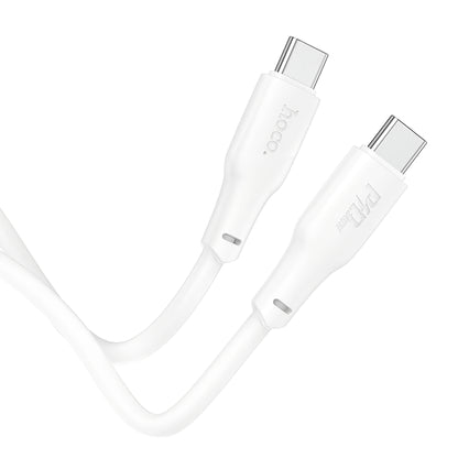 Daten- und Ladekabel USB-C - USB-C HOCO X93, 240 W, 1 m, Weiß