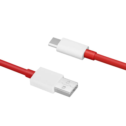 Daten- und Ladekabel USB-A - USB-C OnePlus DL129, 100 W, 1 m, Rot 5461100530