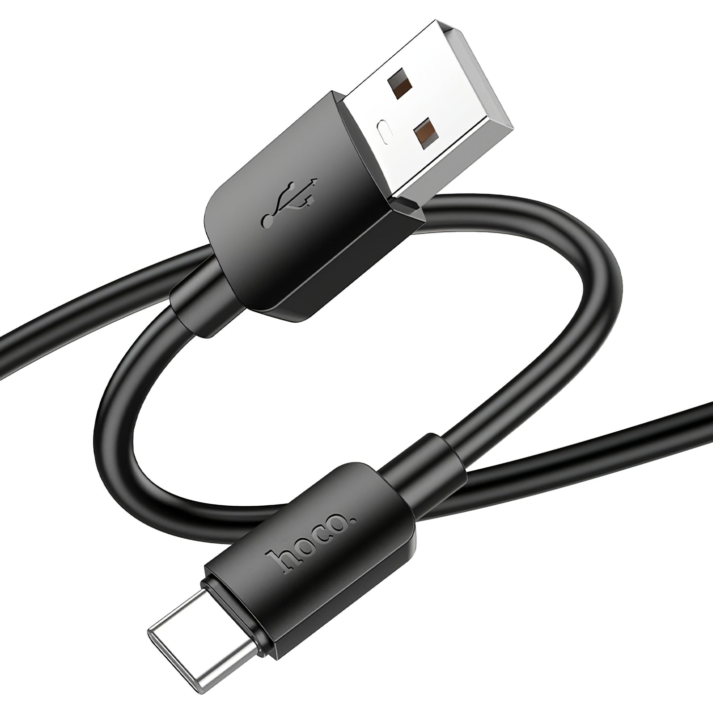 Daten- und Ladekabel USB-A - USB-C HOCO X96, 27W, 0,25m, Schwarz