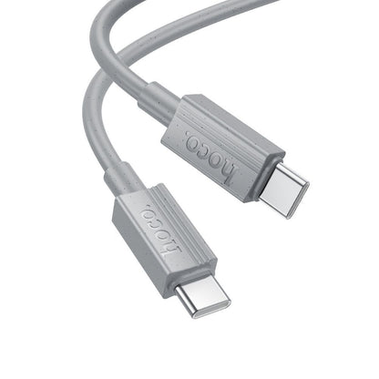 USB-C Daten- und Ladekabel - USB-C HOCO X107, 60W, 1m, Grau