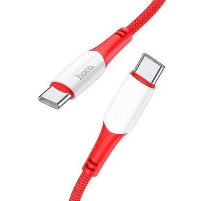 Daten- und Ladekabel USB-C - USB-C HOCO X70, 60 W, 1 m, Rot