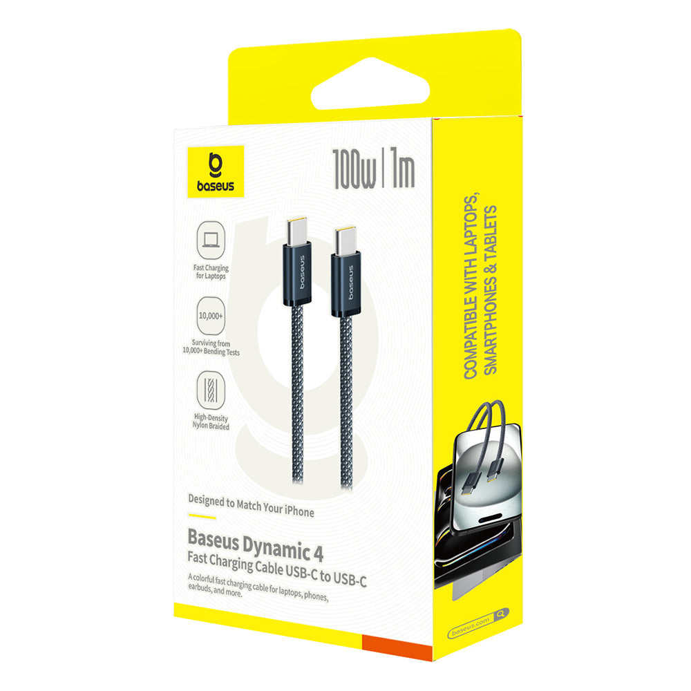 Daten- und Ladekabel USB-C - USB-C Baseus Dynamic 4 Series, 100W, 1m, Marineblau P10381400121-00