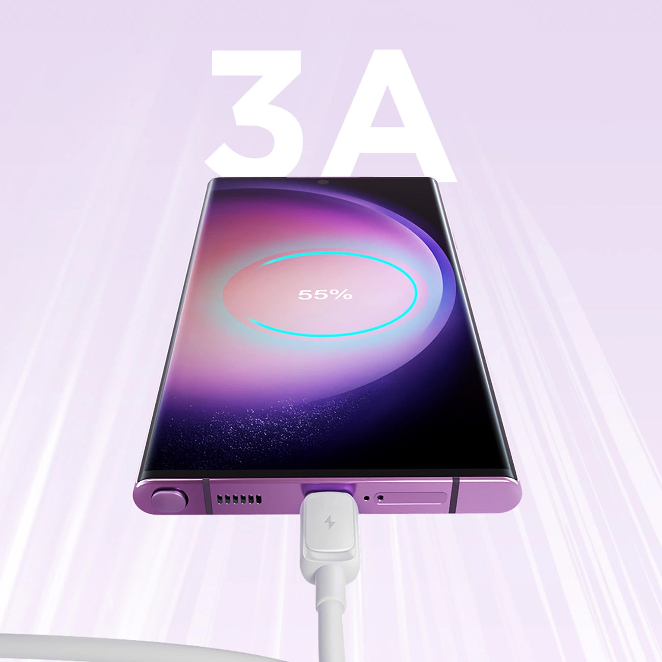 Daten- und Ladekabel USB-A - USB-C Joyroom S-A14, 20W, 1.2m, Weiß
