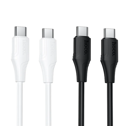 USB-C Daten- und Ladekabel - USB-C HOCO X124, 60W, 1m, Weiß