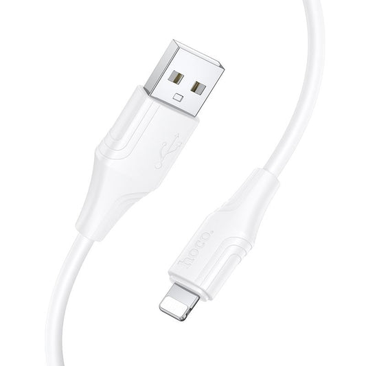 Daten- und Ladekabel USB-A - Lightning HOCO X124, 18W, 1m, Weiß