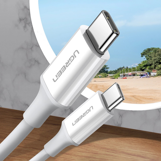 USB-C Daten- und Ladekabel - USB-C UGREEN US264, 60W, 0.5m, Weiß