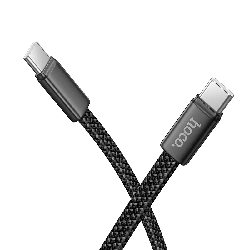 USB-C Daten- und Ladekabel - USB-C HOCO X125, 60W, 1m, Schwarz