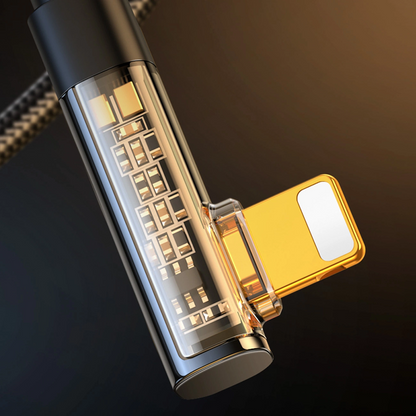 Daten- und Ladekabel USB-A - Lightning Joyroom S-UL012A6 Angled, 18W, 1,2m, Schwarz