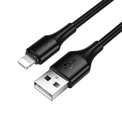 Daten- und Ladekabel USB-A - Lightning HOCO X120, 18W, 1m, Schwarz