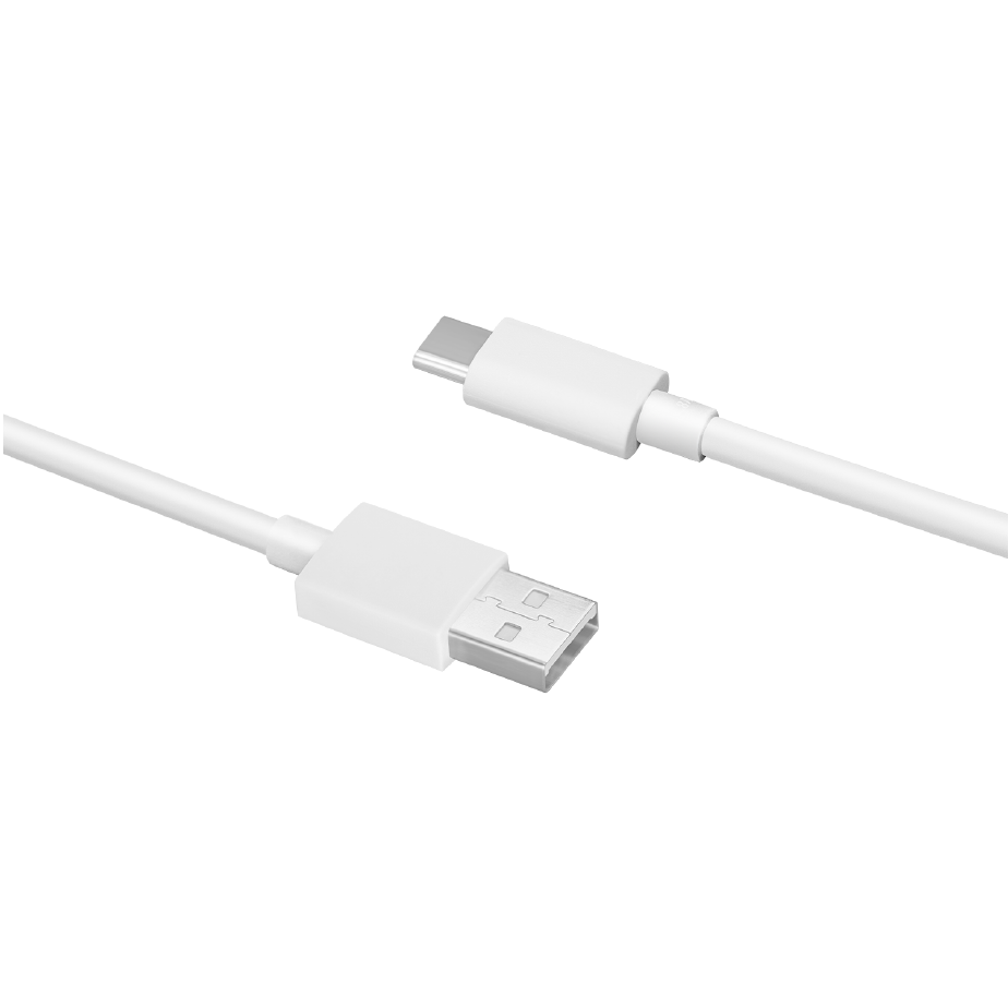 Daten- und Ladekabel USB-A - USB-C Oppo DL129, 1m, Weiß 611602000006