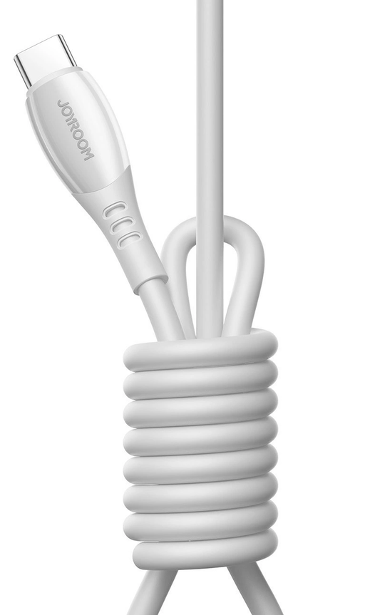 USB-C - Lightning Daten- und Ladekabel Joyroom S-A59 Vibrant, 30W, 1,2m, Weiß