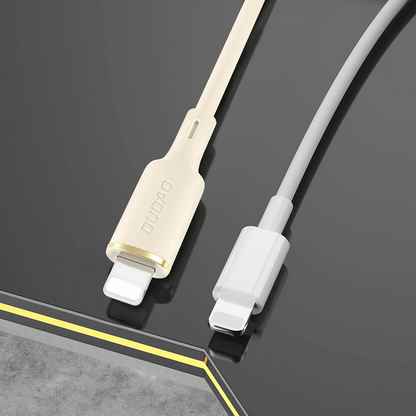 Daten- und Ladekabel USB-A - Lightning Dudao L7SL, 18W, 1m, Beige