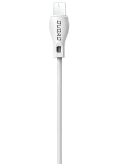 Daten- und Ladekabel USB-A - microUSB Dudao L4M, 18W, 1m, Weiß