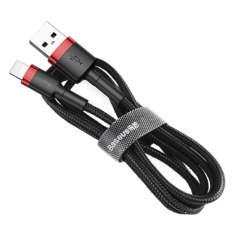 Daten- und Ladekabel USB-A – Lightning Baseus Coffee, 15 W, 2 m, Rot CALKLF-C19