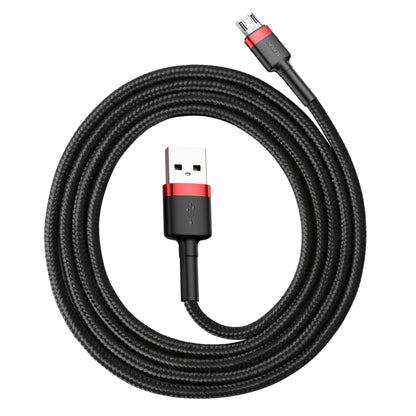 Data and Charging Cable USB-A - microUSB Baseus Cafule, 18W, 1m, Red CAMKLF-B91