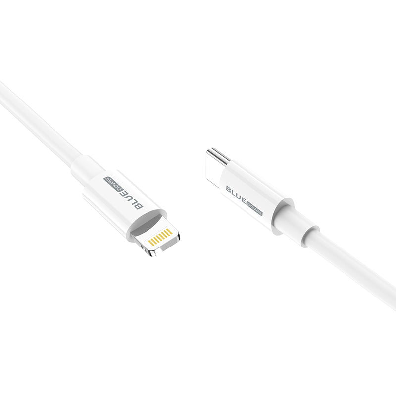 USB-C-Daten- und Ladekabel – Lightning BLUE Power BBX36, 18 W, 1 m, Weiß