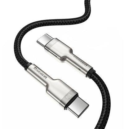 USB-C Daten- und Ladekabel - USB-C Baseus Cafule, 100W, 2m, Schwarz CATJK-D01