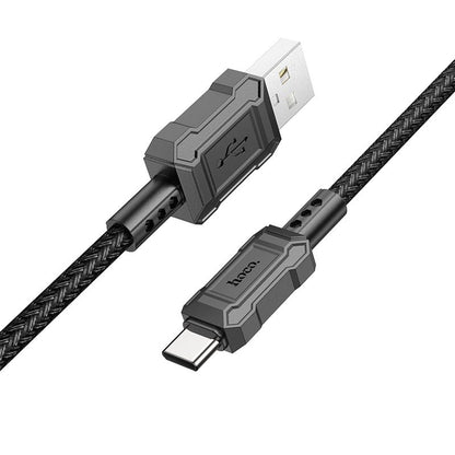 Daten- und Ladekabel USB-A - USB-C HOCO Leader X94, 18 W, 1 m, Schwarz