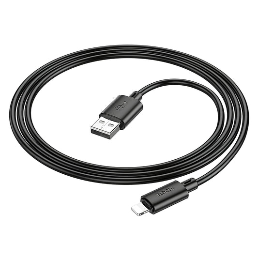 Daten- und Ladekabel USB-A - Lightning HOCO X88, 18W, 1m, Schwarz 