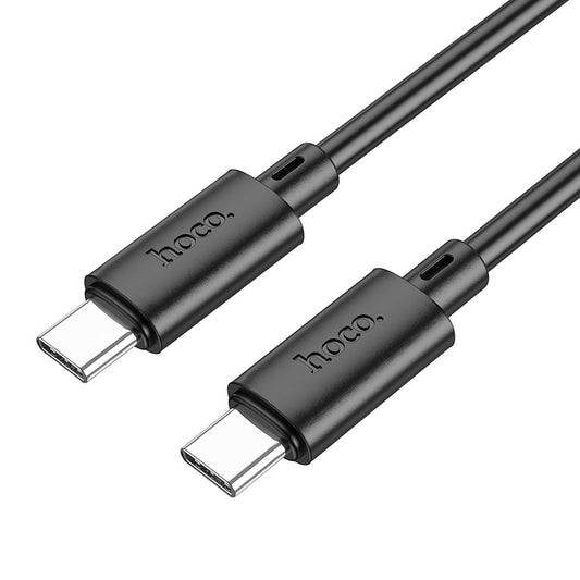 Daten- und Ladekabel USB-C - USB-C HOCO X88, 60 W, 1 m, Schwarz