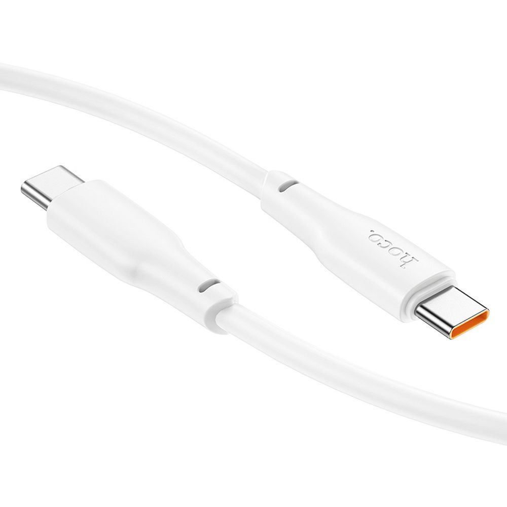 Daten- und Ladekabel USB-C - USB-C HOCO X93, 100 W, 1 m, Weiß