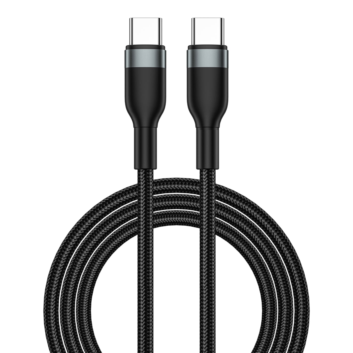 Daten- und Ladekabel USB-C - USB-C WiWu Wi-C017, 100 W, 1,2 m, Schwarz