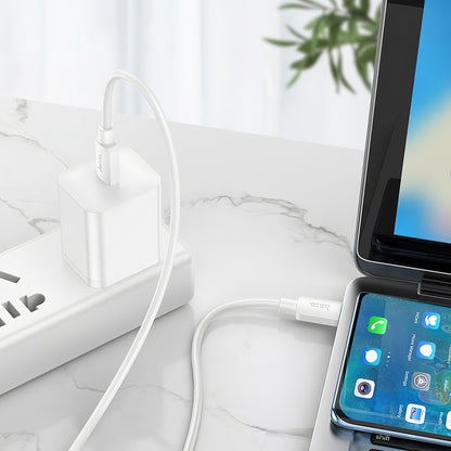 USB-C Daten- und Ladekabel - USB-C HOCO X96, 100W, 1m, Weiß