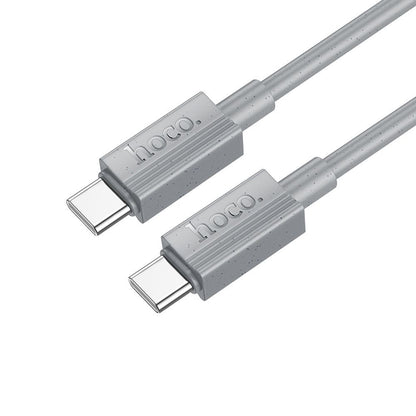 USB-C Daten- und Ladekabel - USB-C HOCO X107, 60W, 1m, Grau