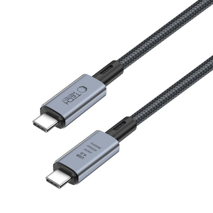 USB-C Data and Charging Cable - USB-C Tech-Protect Ultraboost Max, 240W, 2m, Gray