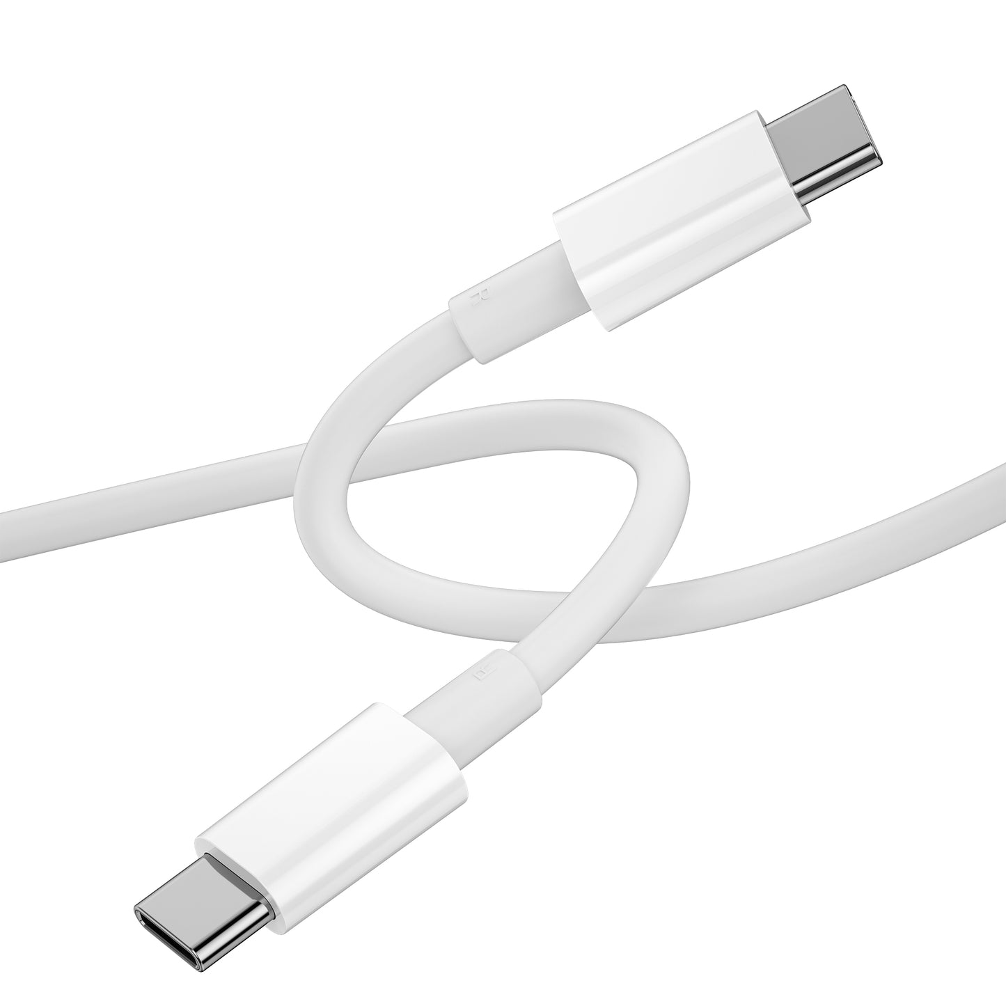 USB-C - USB-C WiWu C008 Data and Charging Cable, 100W, 1.2m, White