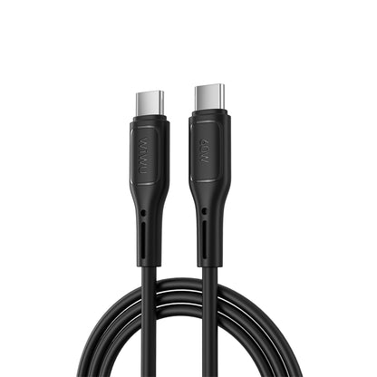 Daten- und Ladekabel USB-C - USB-C WiWu Wi-C043E Starlink, 60 W, 1 m, Schwarz