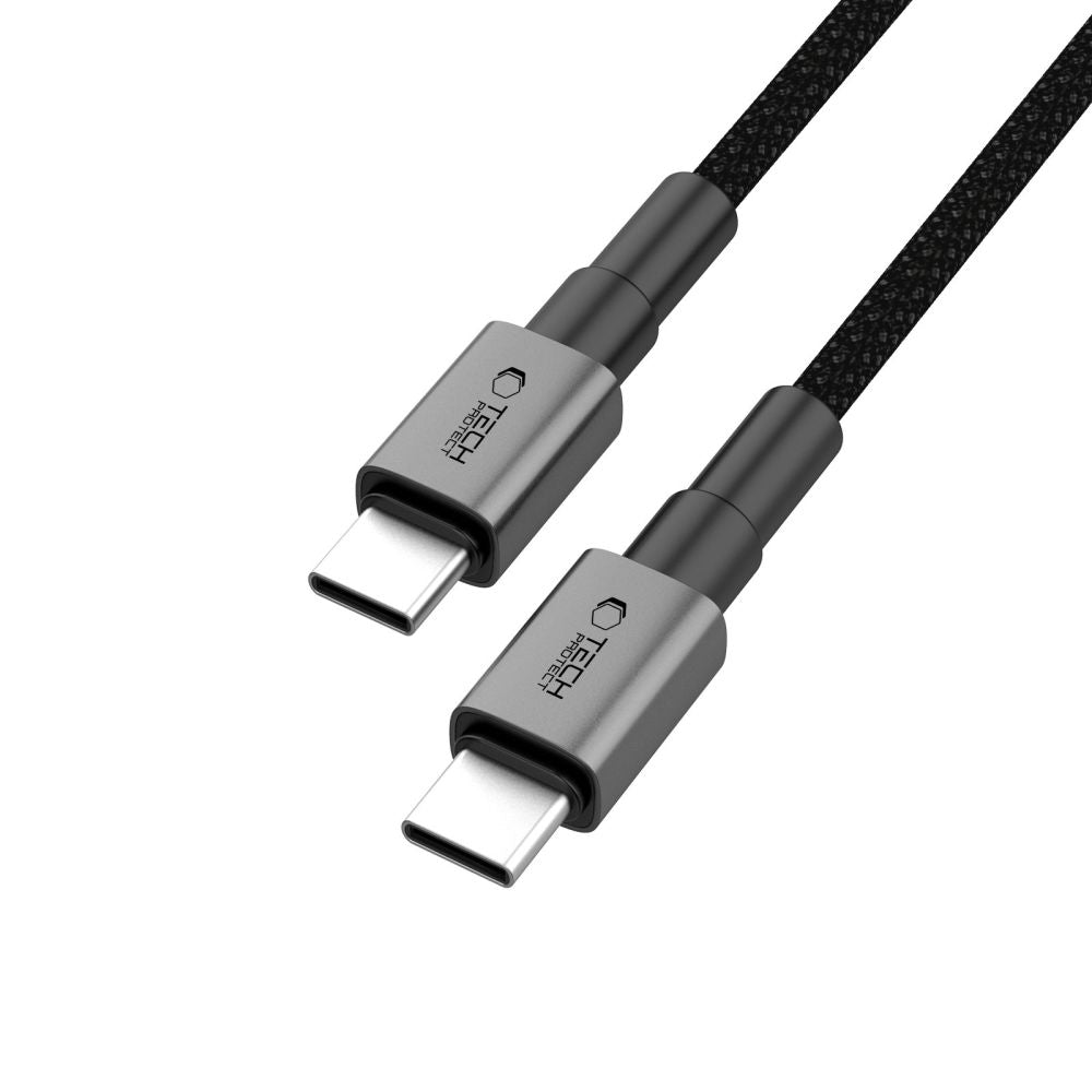 Daten- und Ladekabel USB-C - USB-C Tech-Protect Ultraboost DNA, 60W, 0,5m, Grau