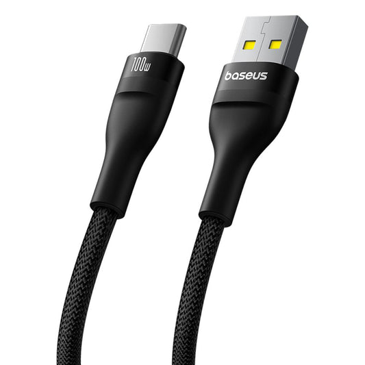 USB-A - USB-C Daten- und Ladekabel Baseus Flash Series II, 100W, 1m, Schwarz P10311804111-00