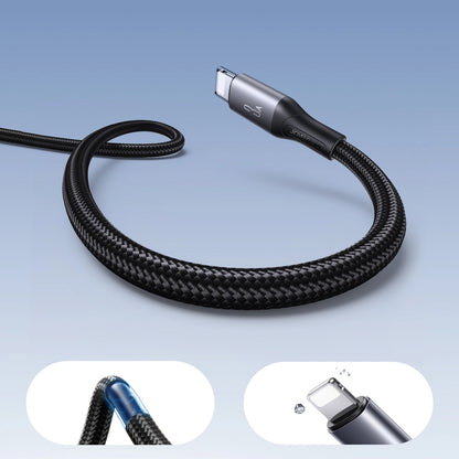USB-A - Lightning Daten- und Ladekabel Joyroom S-A28 Flash, 18W, 2m, Schwarz