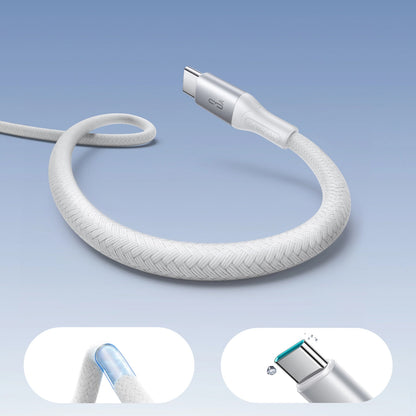 Daten- und Ladekabel USB-A - USB-C Joyroom S-A28 Flash, 30W, 2m, Weiß