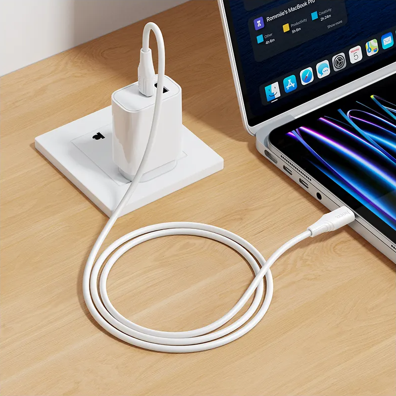 USB-C Daten- und Ladekabel - USB-C HOCO X124, 60W, 1m, Weiß