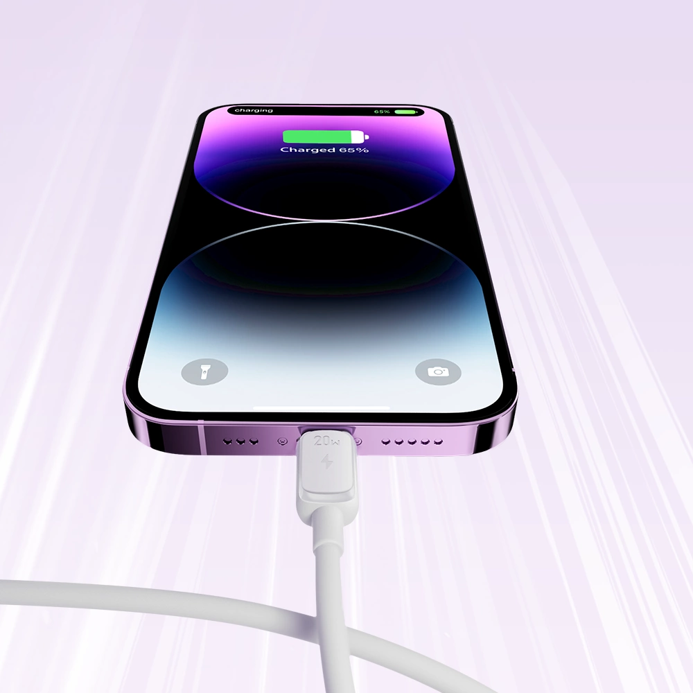 USB-C - Lightning Lade- und Datenkabel Joyroom S-A14, 30W, 1.2m, Weiß