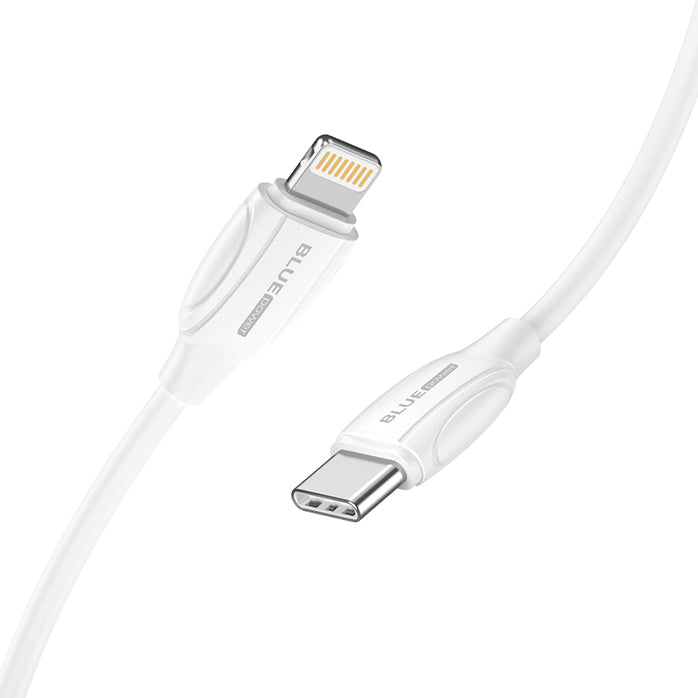 USB-C-Daten- und Ladekabel – Lightning BLUE Power B2BX19, 18 W, 2 m, Weiß