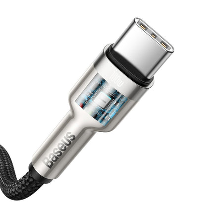 USB-C Daten- und Ladekabel - USB-C Baseus Cafule, 100W, 2m, Schwarz CATJK-D01