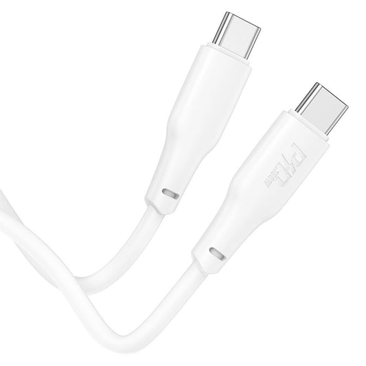 Daten- und Ladekabel USB-C - USB-C HOCO X93, 100 W, 1 m, Weiß