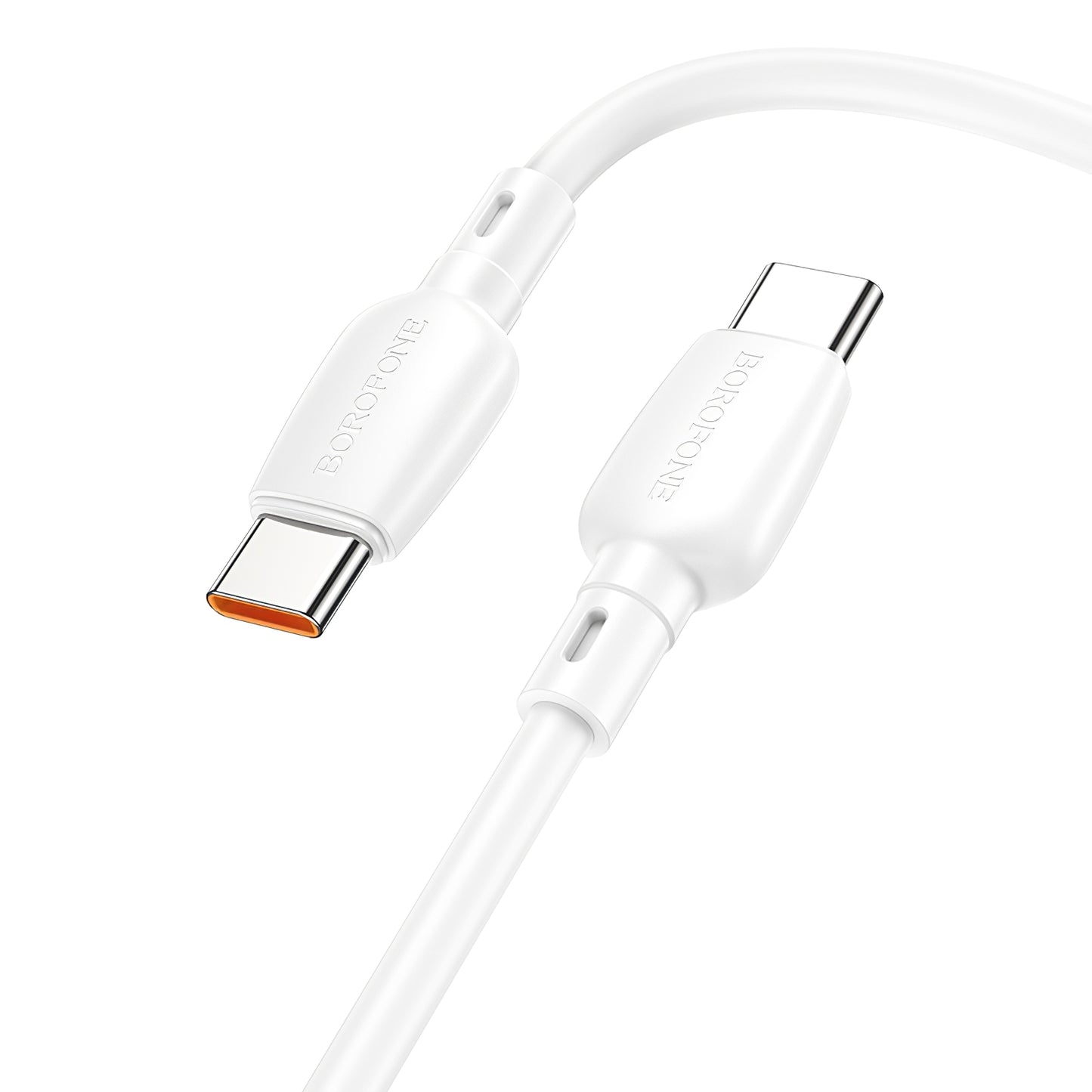 Daten- und Ladekabel USB-C - USB-C Borofone BX93, 100 W, 1 m, Weiß