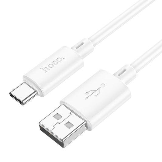 Daten- und Ladekabel USB-A - USB-C HOCO X88, 18 W, 1 m, Weiß