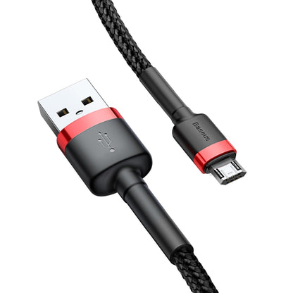 Daten- und Ladekabel USB-A - microUSB Baseus Cafule, 18W, 2m, Rot