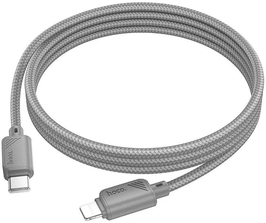 Daten- und Ladekabel USB-C - Lightning HOCO X113, 27W, 1m, Grau