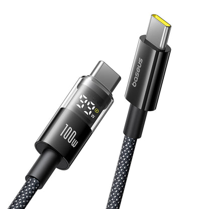 USB-C Daten- und Ladekabel - USB-C Baseus Display 2, 100W, 1m, Schwarz P10382702121-00