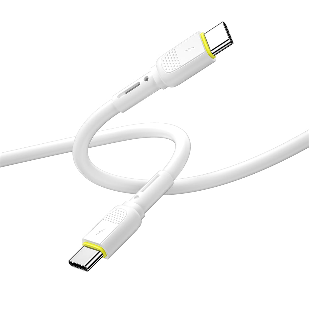 Daten- und Ladekabel USB-C - USB-C WiWu Wi-C034, 60W, 1.2m, Weiß
