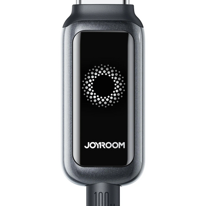 Daten- und Ladekabel USB-A - Lightning Joyroom S-A55 StarFlight Display, 18W, 1,2m, Schwarz