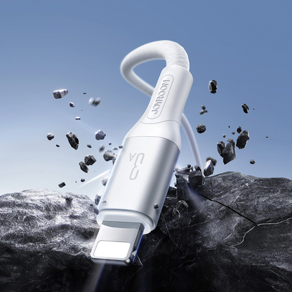 USB-A - Lightning Lade- und Datenkabel Joyroom S-A28 Flash, 18W, 1m, Weiß