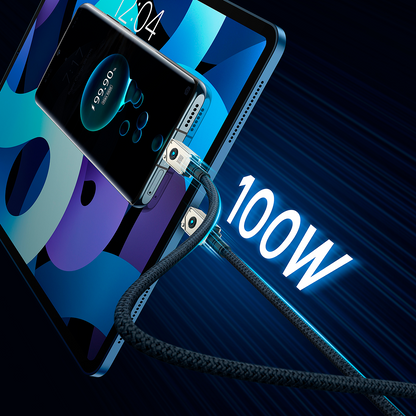 USB-C Data and Charging Cable - USB-C Baseus Unbreakable, 100W, 2m, White P10355800221-01